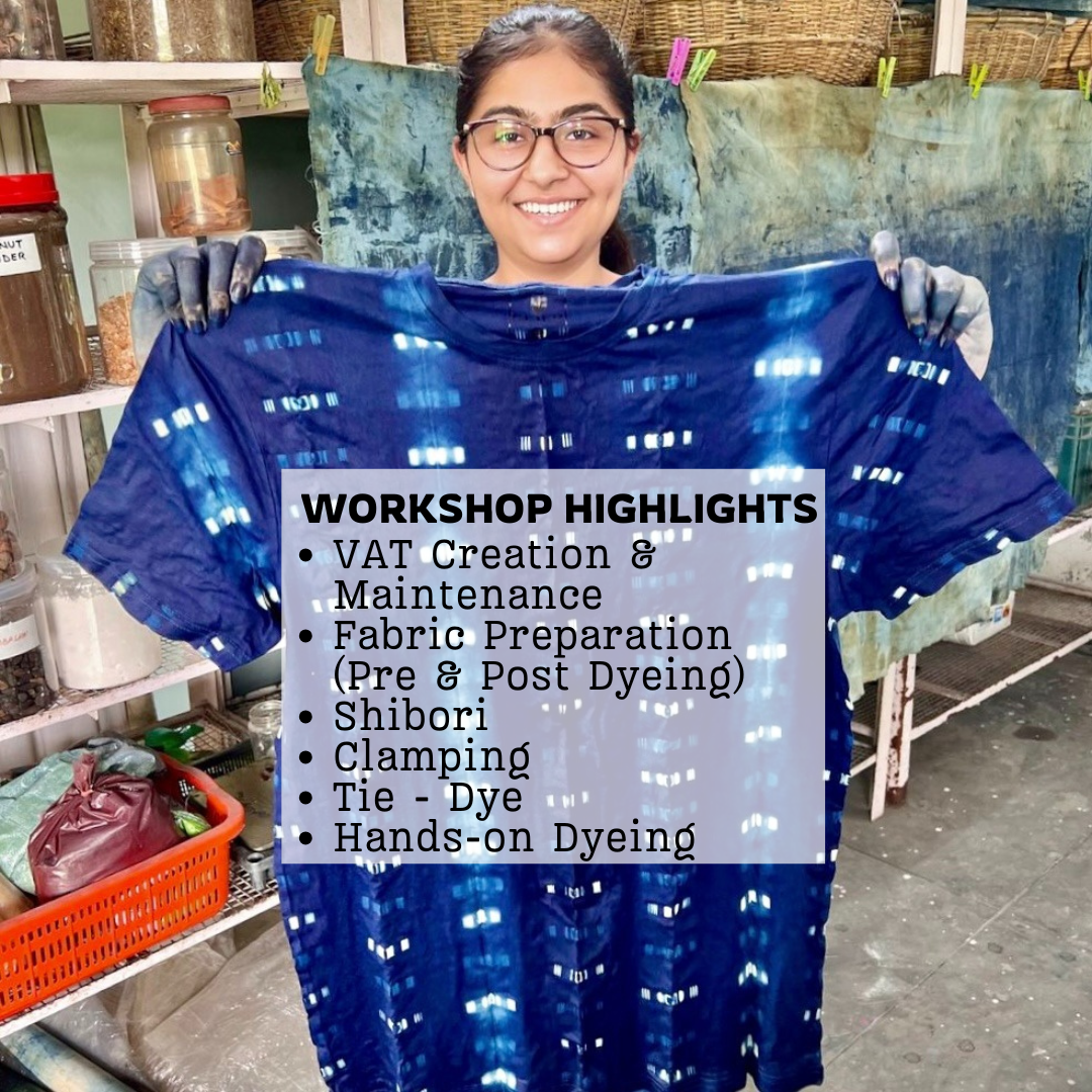 2-Day Mastery: Indigo Vat Making & Shibori Workshop – Tarai Blue