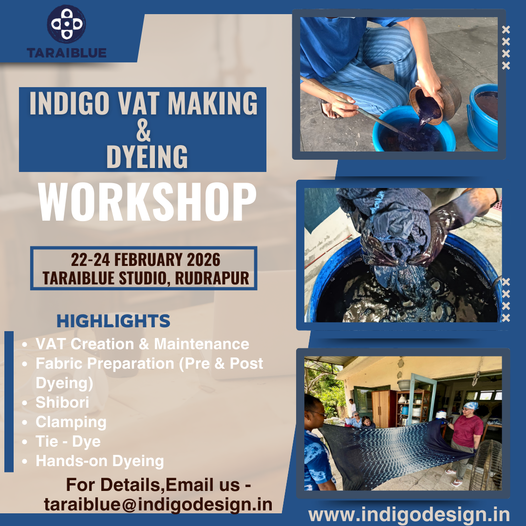 2-Day Mastery: Indigo Vat Making & Shibori Workshop – Tarai Blue