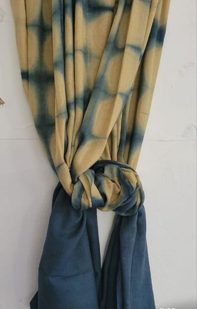 Effortless Winter Style - Hand Dyed Pure Pashmina Wool Shawl