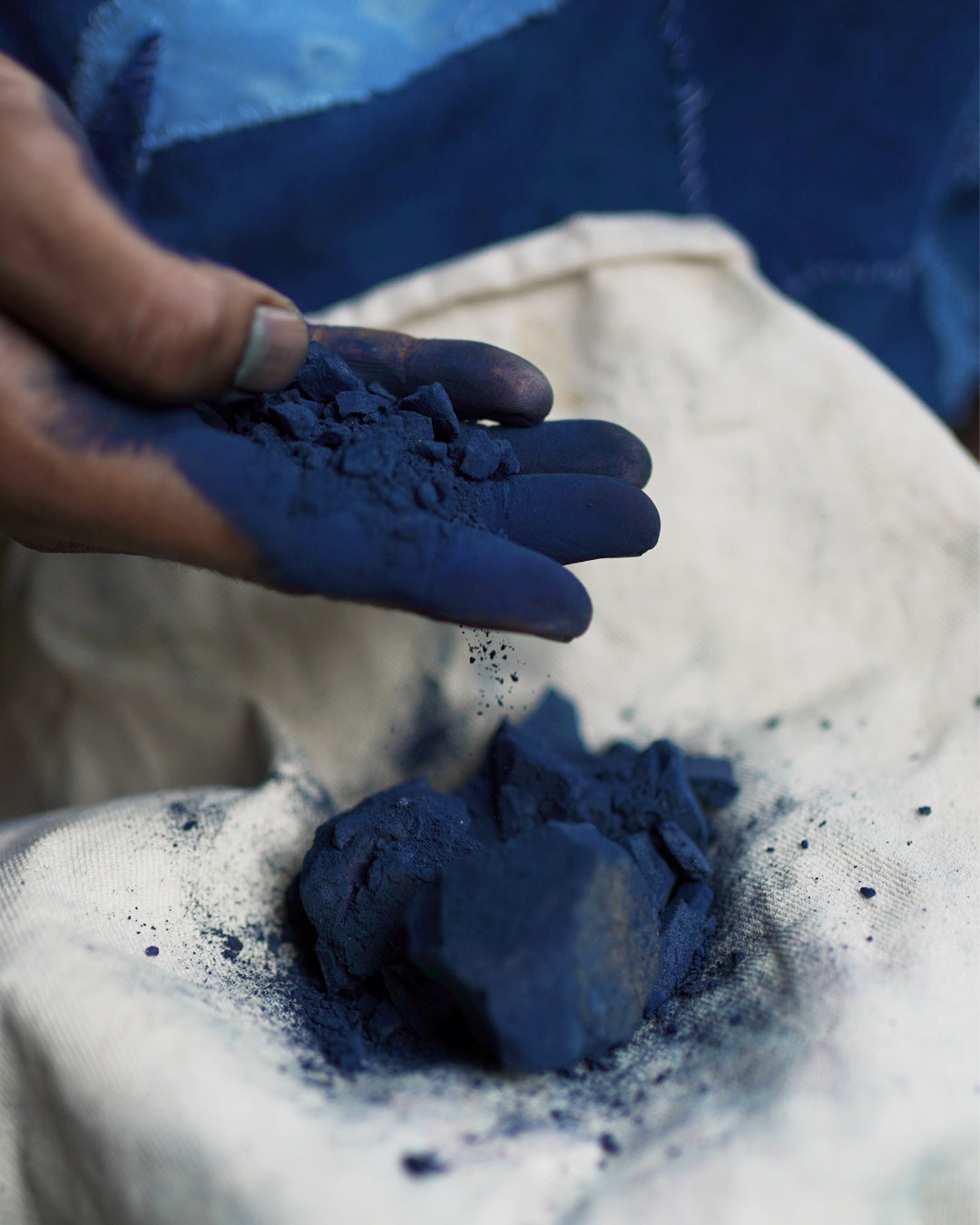 Organic Indigo Dye crafted for Fabrics – Tarai Blue